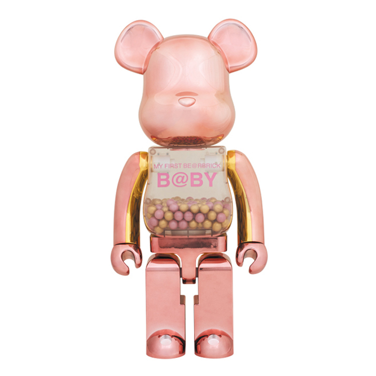 BE@RBRICK MY FIRST BE@RBRICK B@BY 1000% PINK&GOLD 