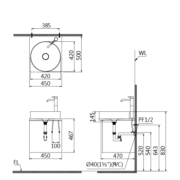 凱撒 浴櫃組推薦型號 LF5258 ,EH44502AD / BT223C 面盆浴櫃組