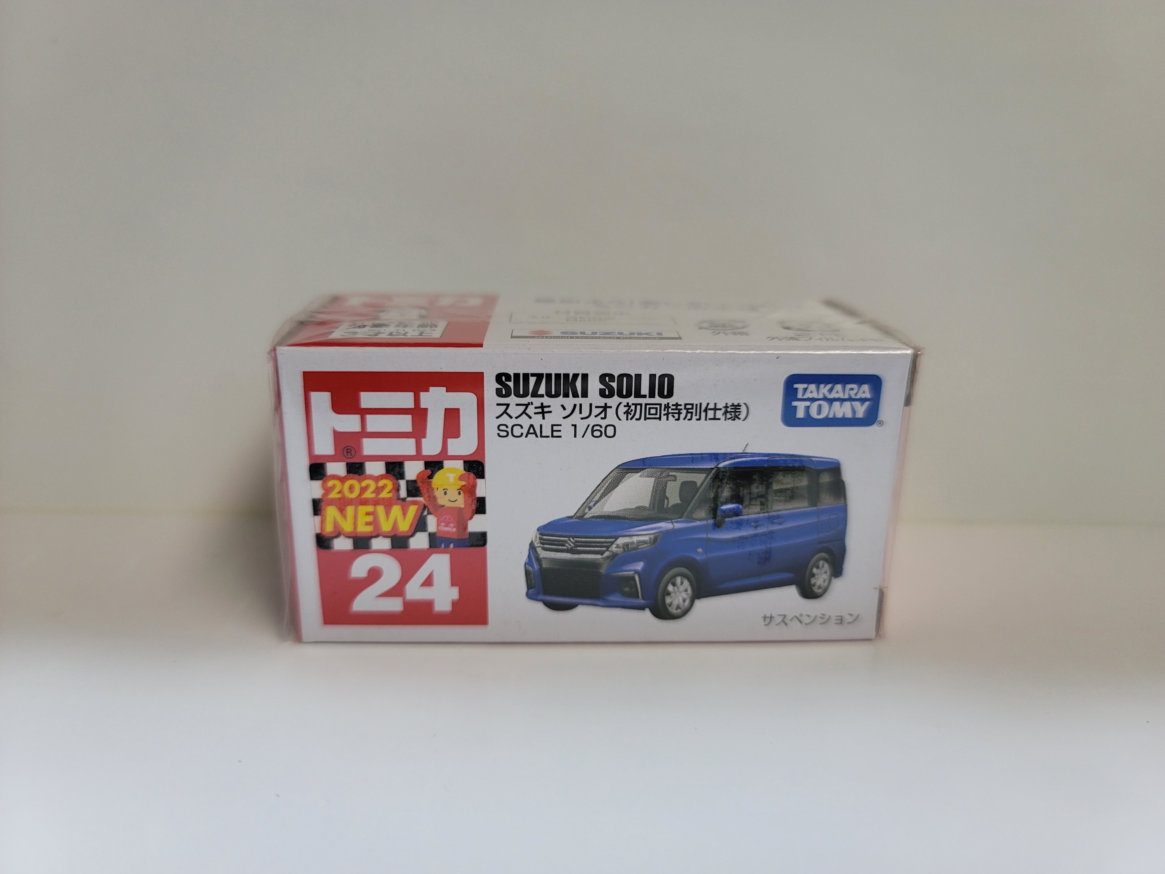 Voiture Miniature Tomica Takara Tomy – Suzuki Solio 1ère, 1/60, Neuve, Environ 6 Cm