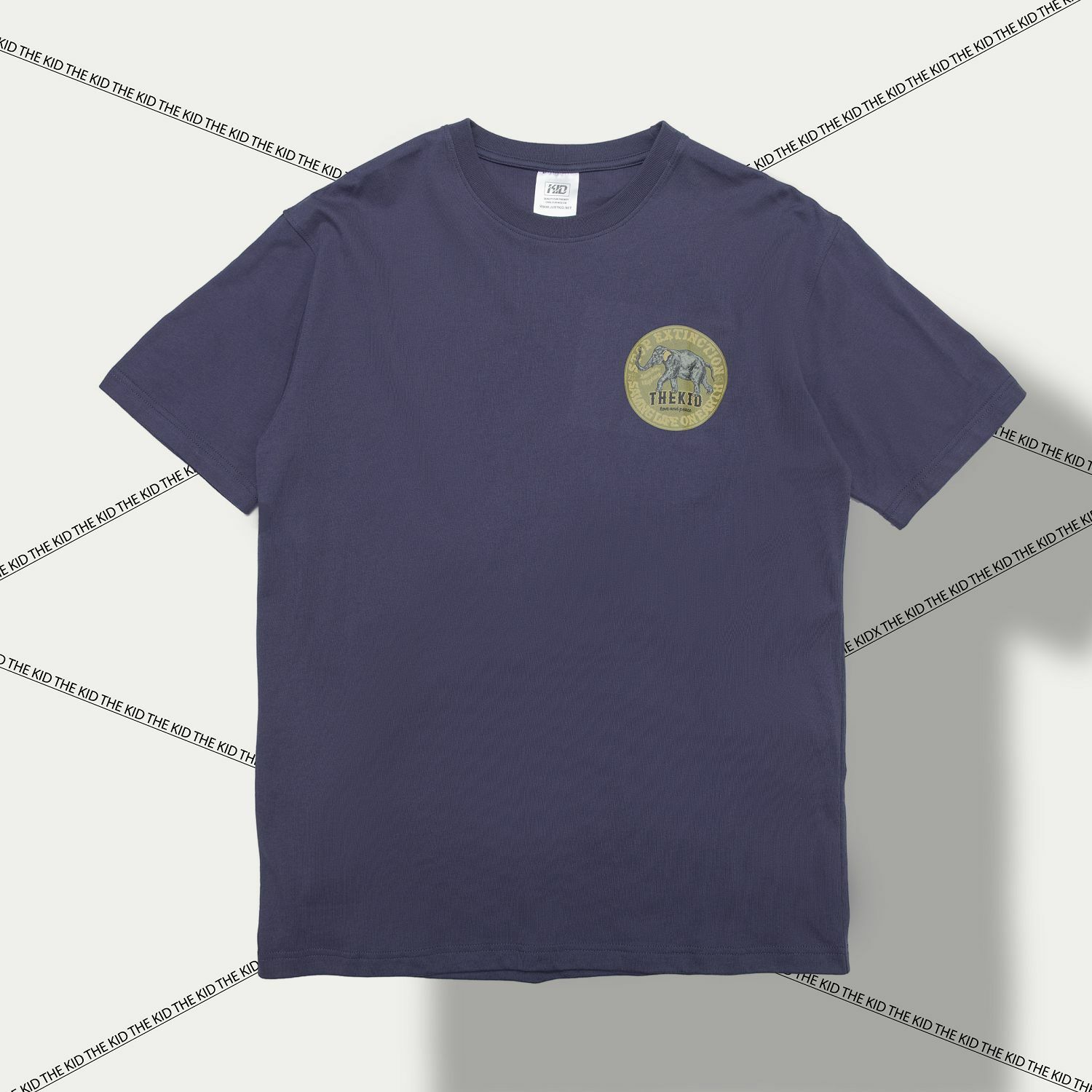 KID ® 復刻動物系列 大象標語 短T