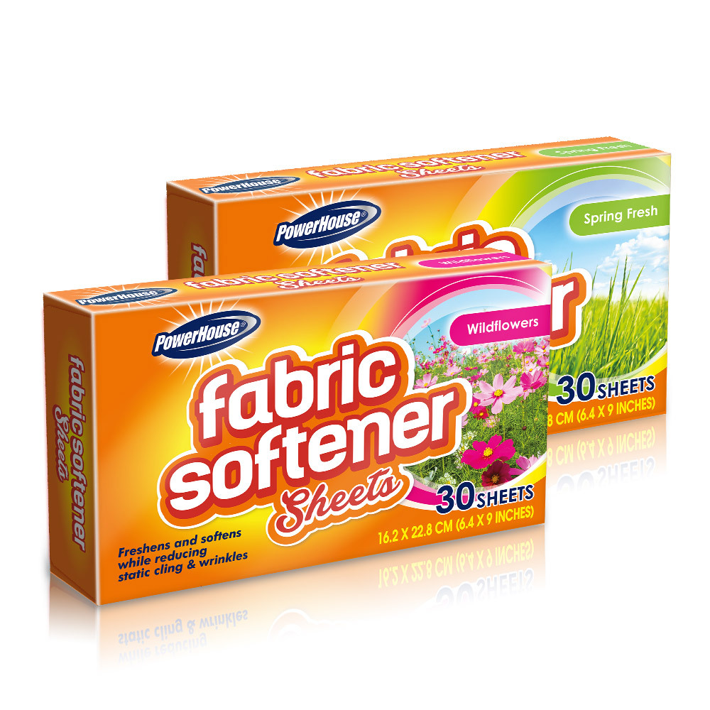 【Power House】衣物柔軟片30片(春天清香/原野花香)