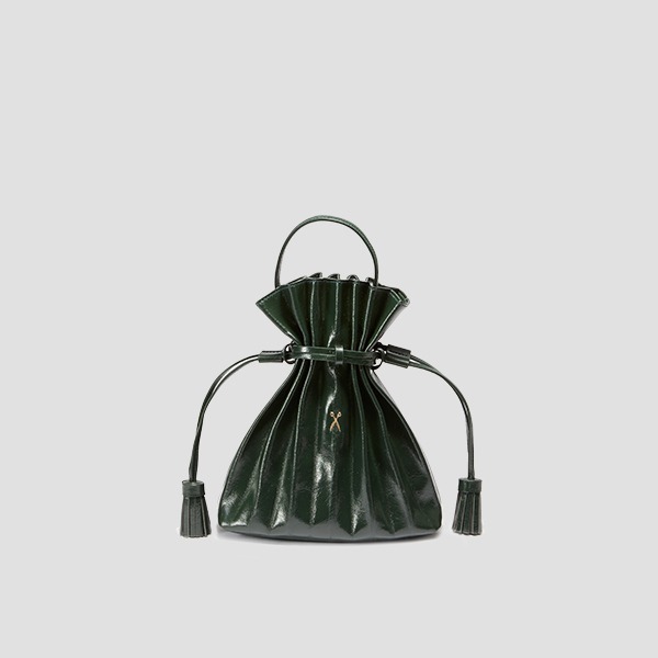 Joseph and Stacey Lucky Pleats Pumpkin Bag display picture 1