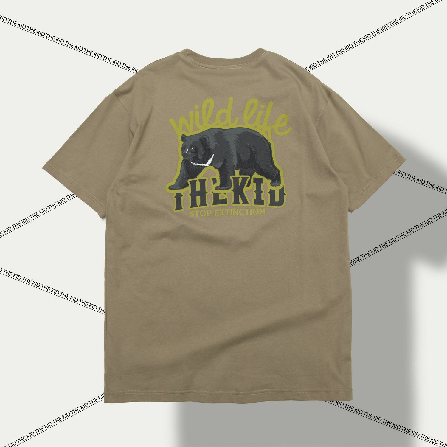 KID ® 復刻動物系列 台灣黑熊標語 短T