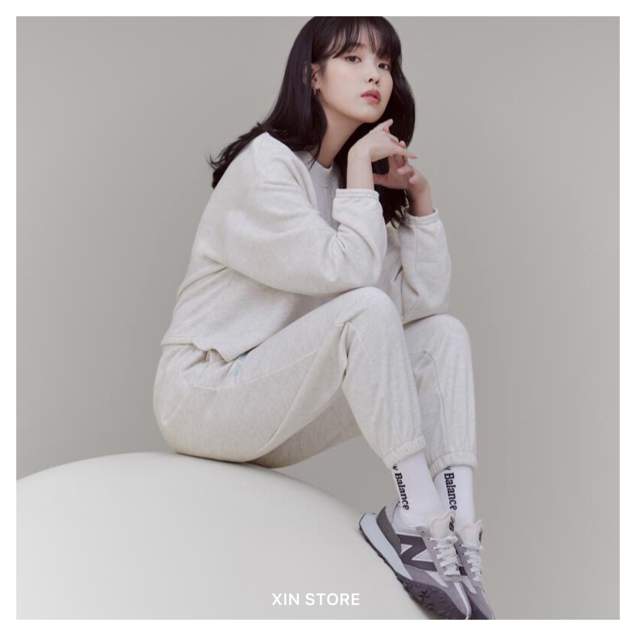 【現貨】New Balance NB XC72 李知恩 IU 同款 復古 麂皮 霧灰 UXC72RA