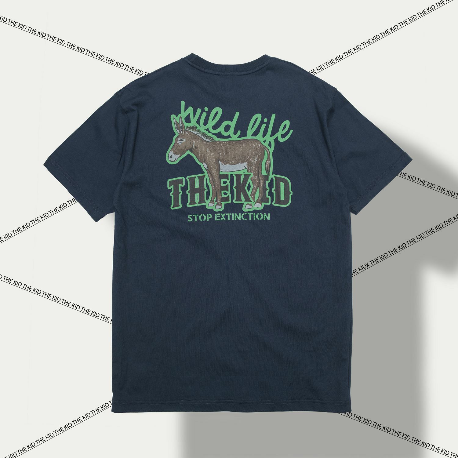 KID ® 復刻動物系列 驢子標語 短T