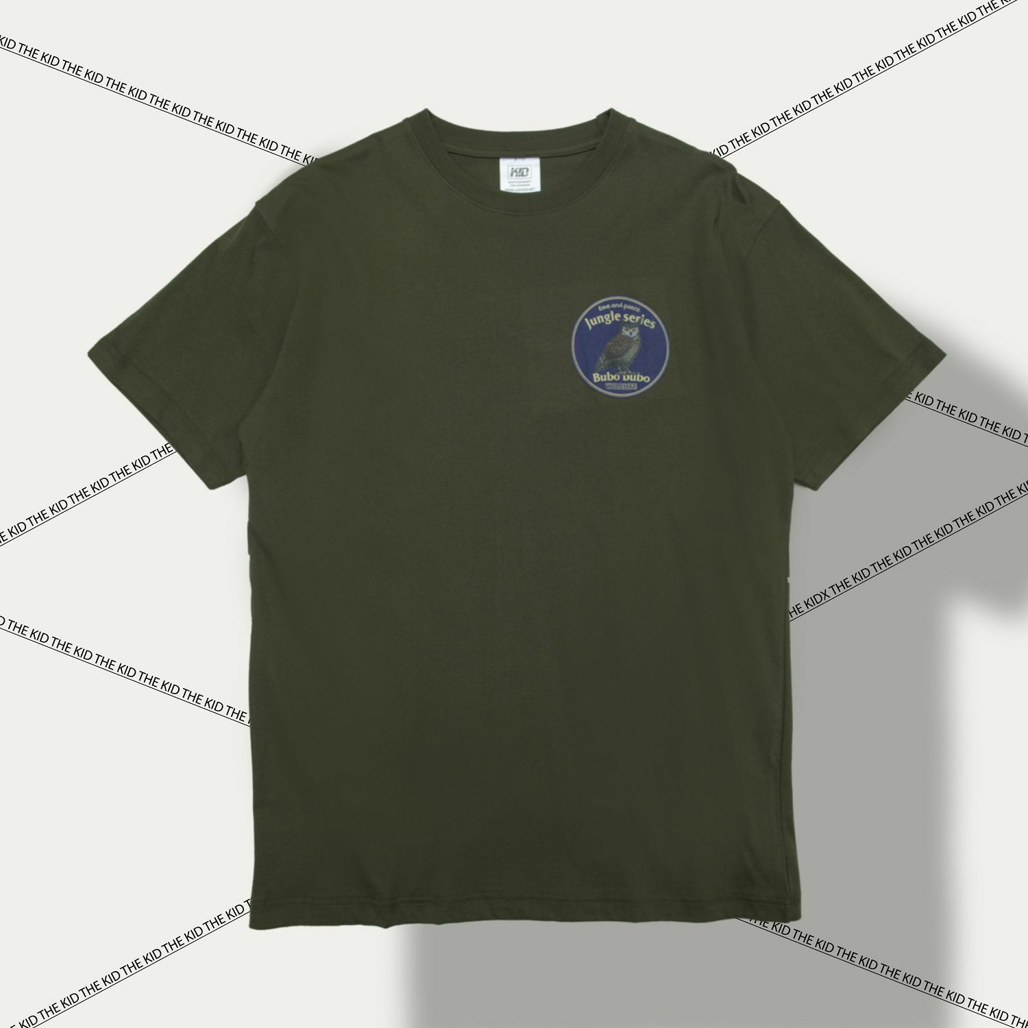 KID ® 復刻動物系列 貓頭鷹標語 短T