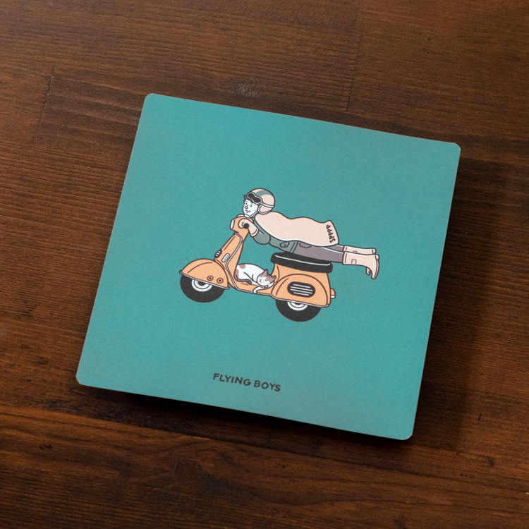 SPPPP｜Flying Boys｜明信片｜機車飛人