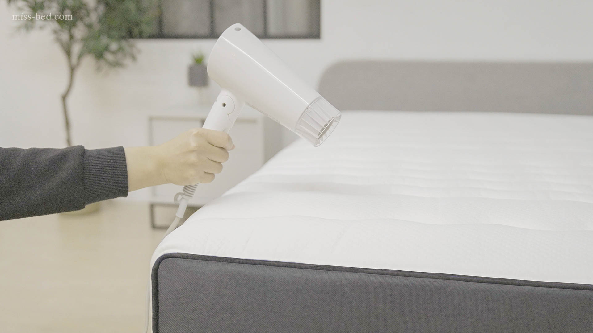 直接使用吹風機高溫吹乾