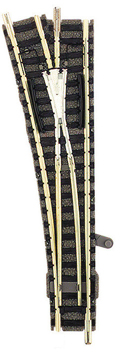 Fleischmann 9178 N規  Left hand standard point for manual operation 手動左岔111mm