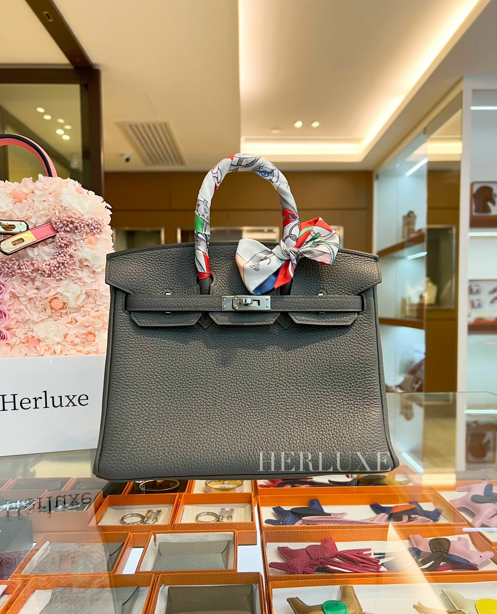 Birkin 25 8F etain ck togo W