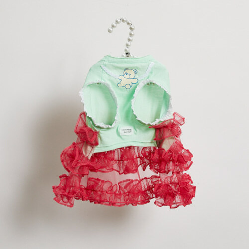 Louisdog 泰迪熊紗裙洋裝