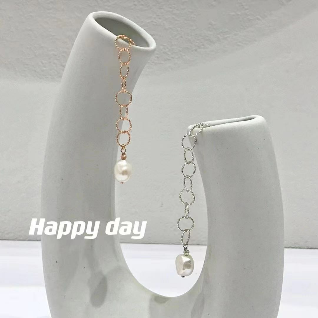 韩国Happy day饰品 纯银手链 两色可选 长度20CM