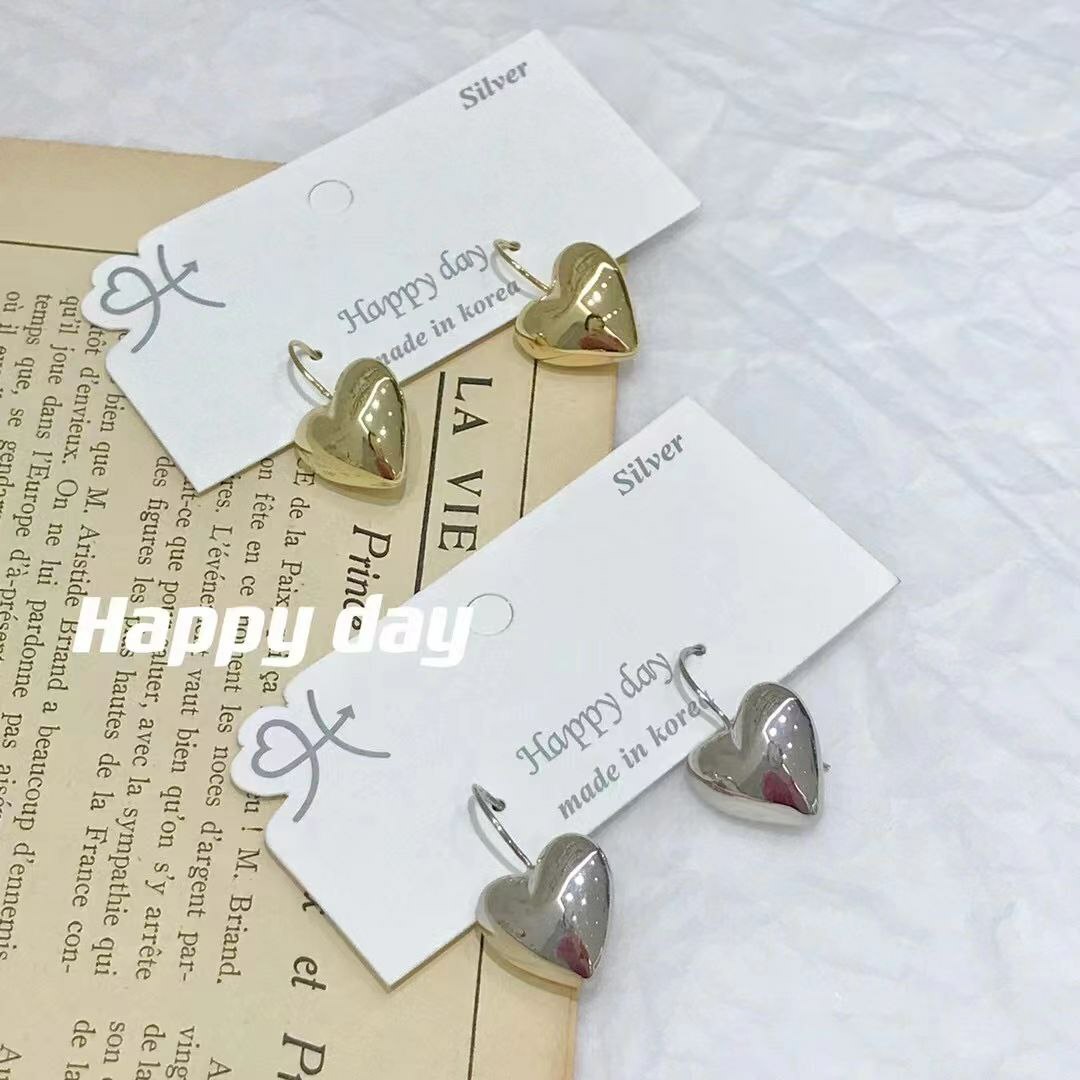 韩国Happy day饰品 纯银镀金