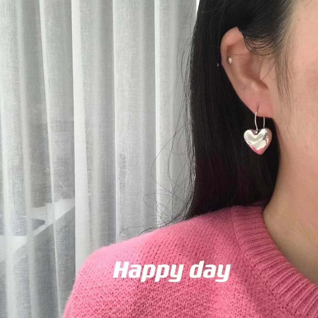 韩国Happy day饰品 纯银镀金