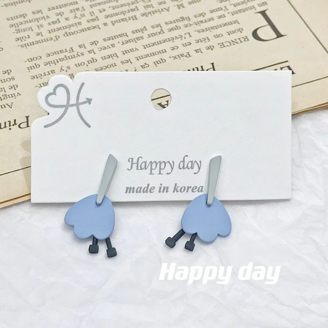 韩国Happy day饰品 银针