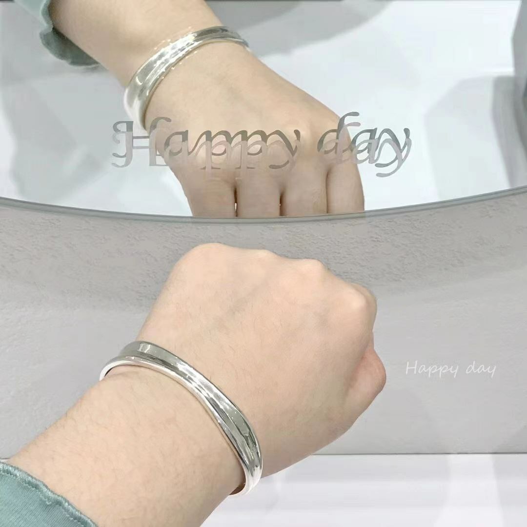 韩国Happy day饰品 纯银手镯