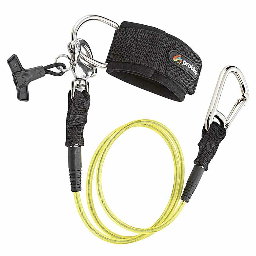 Problue-雙邊扣安全繩/下潛繩1m AC-31-5B @