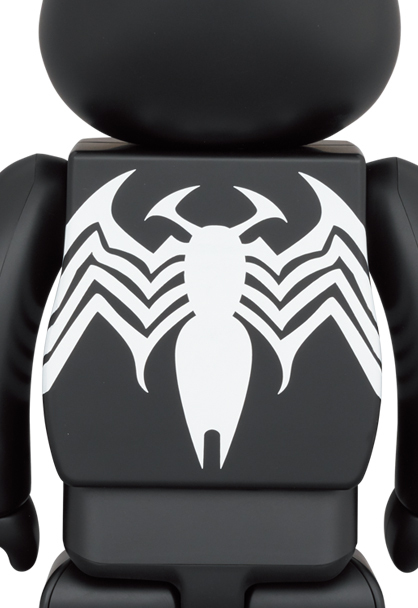 BEETLE BE@RBRICK 蜘蛛人SPIDER MAN BLACK COSTUME 共生體戰衣100