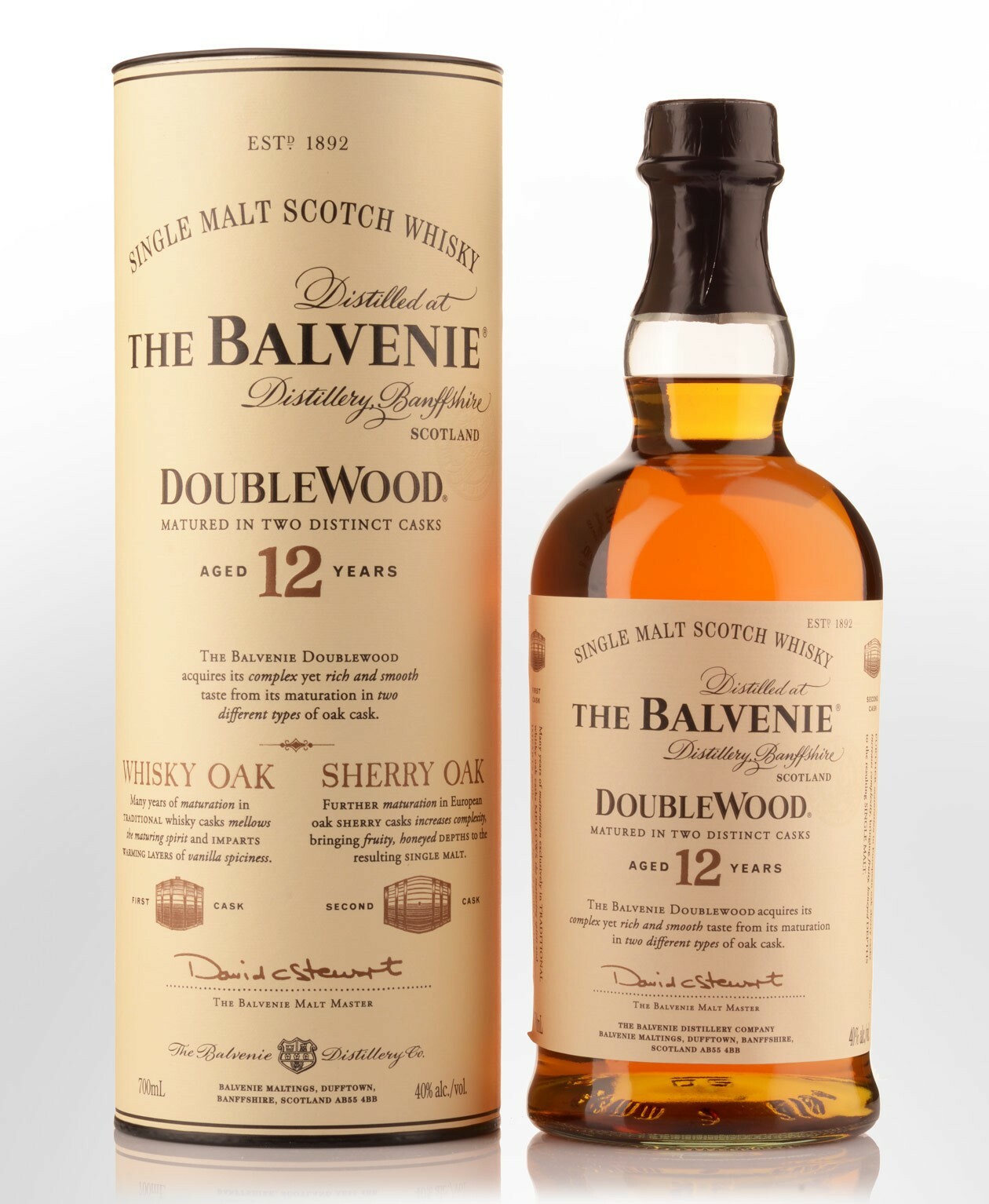 The Balvenie 百富12年雙桶單一麥芽威士忌