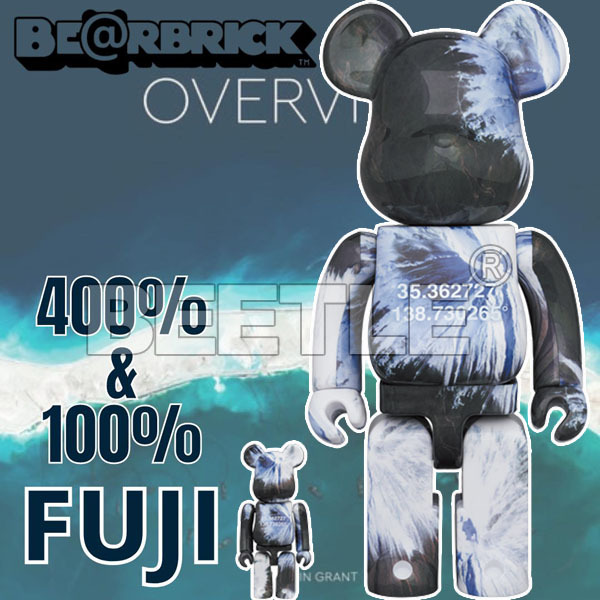 BEETLE BE@RBRICK FUJI OVERVIEW 衛星圖日本富士山庫柏力克