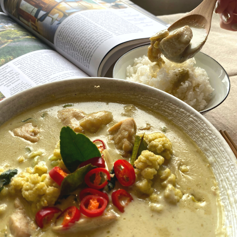 【泰式綠咖哩雞】食譜食材箱