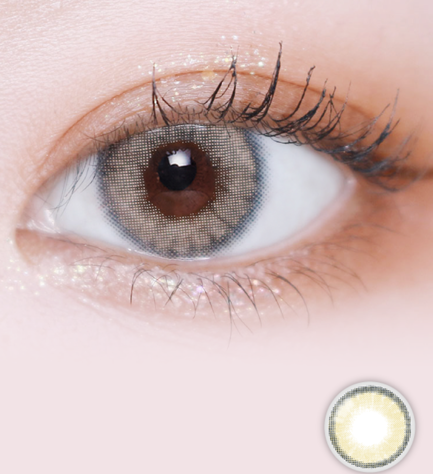 LensVery Silhouette 月拋彩妝隱形眼鏡｜每盒2片 (Cream Beige)