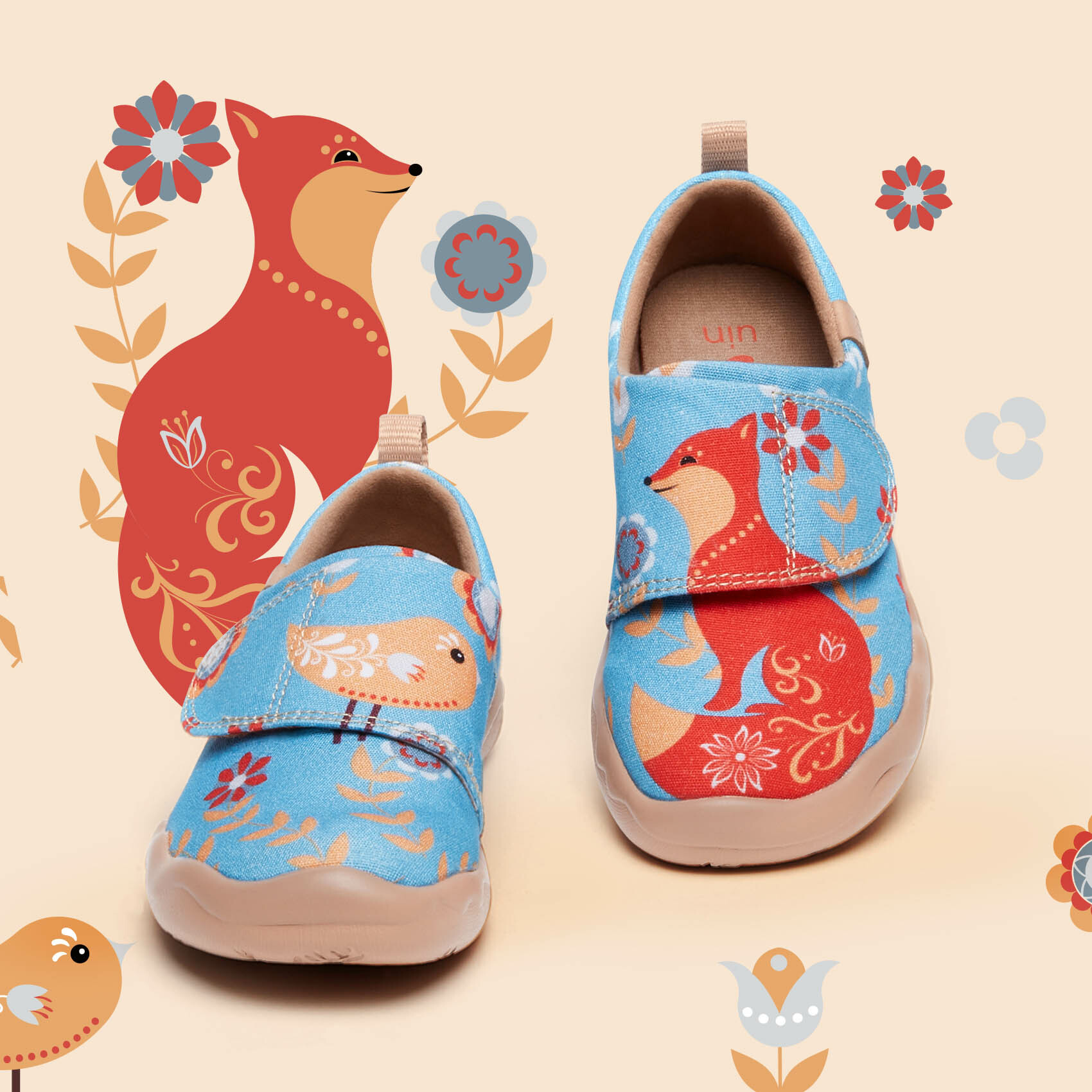 【 Uin 】西班牙原創設計 | 初遇 彩繪休閒童鞋