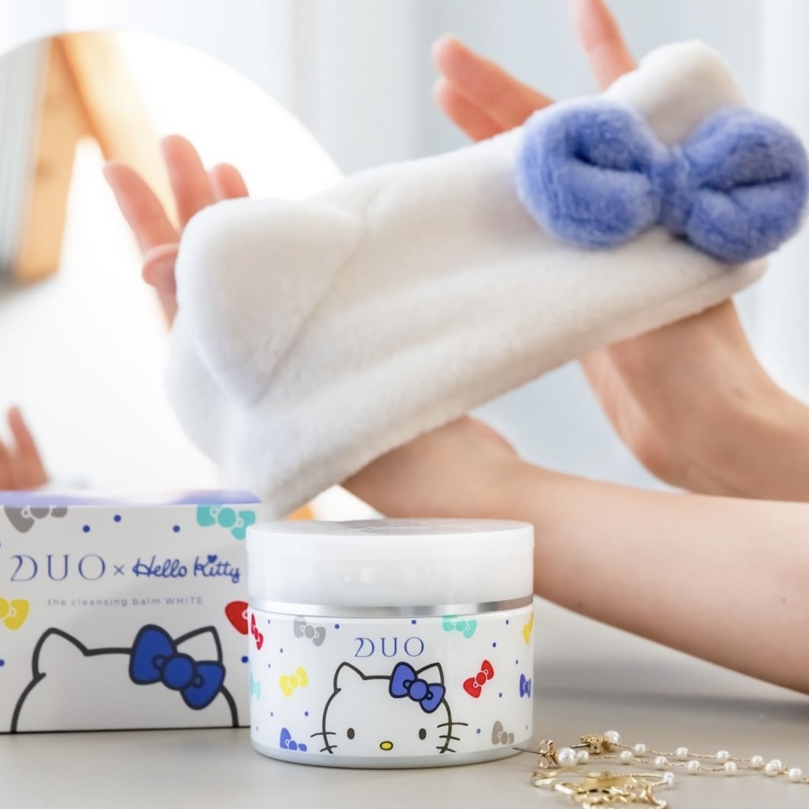 [限定] DUO The Cleansing Balm White x Hello Kitty 特別增量裝 限定設計+額外10g增量