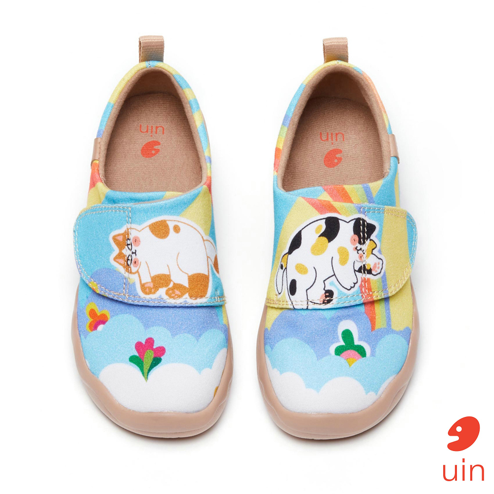【 Uin 】西班牙原創設計 | 肥貓美夢 彩繪休閒童鞋