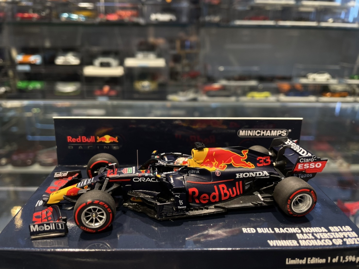 MINICHAMPS 410210633 Red Bull RB16B #33 Monaco 1/43