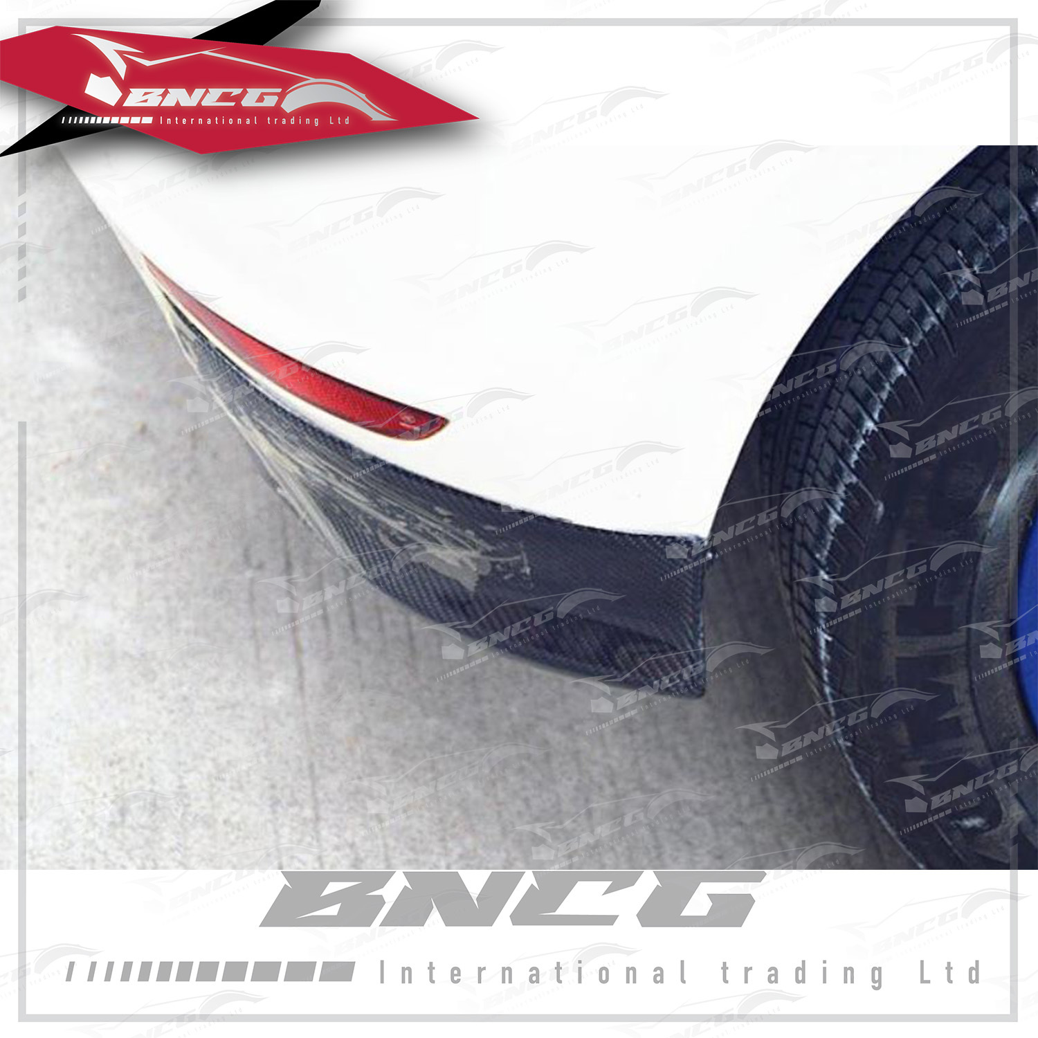 福斯 Volkswagen Golf 6 改裝 卡夢 碳纖維 外觀件 空力套件 後保桿 包角