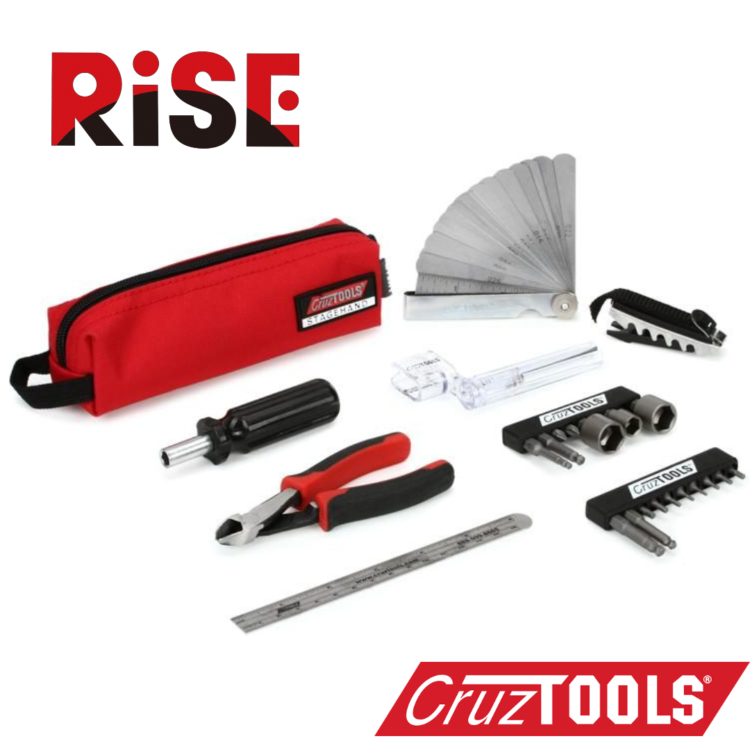 Cruz TOOLS GTSH1 隨身調整工具包 (六角板手/捲弦器/移調夾/弦距尺)