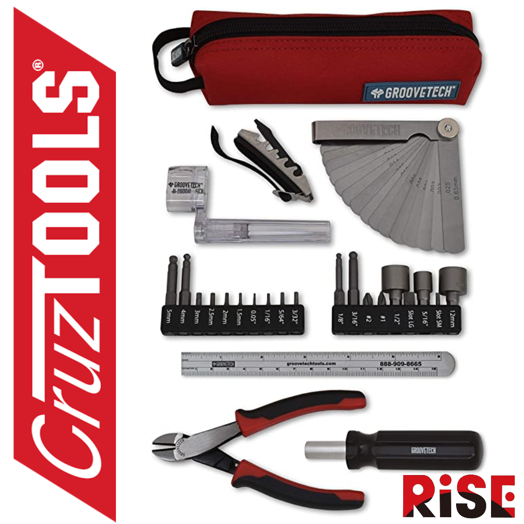 Cruz TOOLS GTSH1 隨身調整工具包 (六角板手/捲弦器/移調夾/弦距尺)