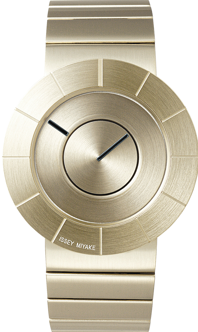 萬年鐘錶 - 三宅一生 ISSEY MIYAKE   吉岡德仁 Tokujin Yoshioka   TO系列錶款-淡金色 NY0N005  / VJ20-0010K  錶徑38MM