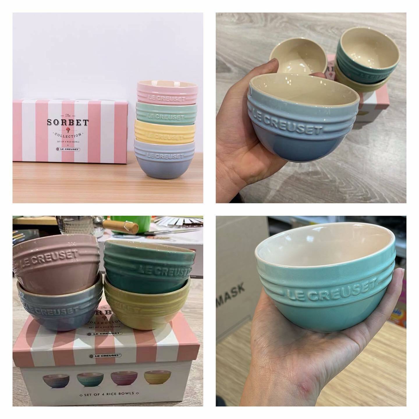 🌸LE CREUSET The sorbet collection 馬卡龍色陶瓷飯碗🥣🌈