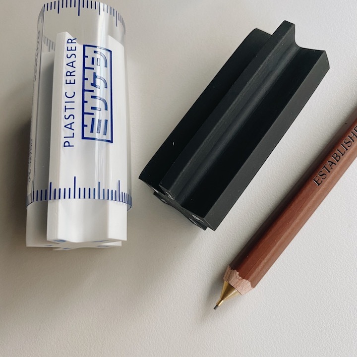 釐米橡皮擦 (黑色/白色)｜日本KOKUYO