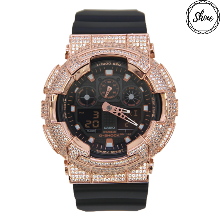 GA-100GBX-1A4 玫瑰金色簡約設計全套