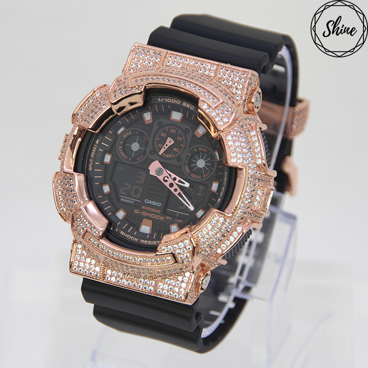 GA-100GBX-1A4 玫瑰金色簡約設計全套