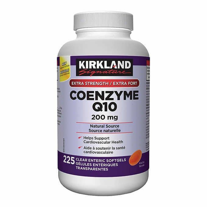 Kirkland Coq 10 200mg , 225 Softgels[ EXP：02/2029]