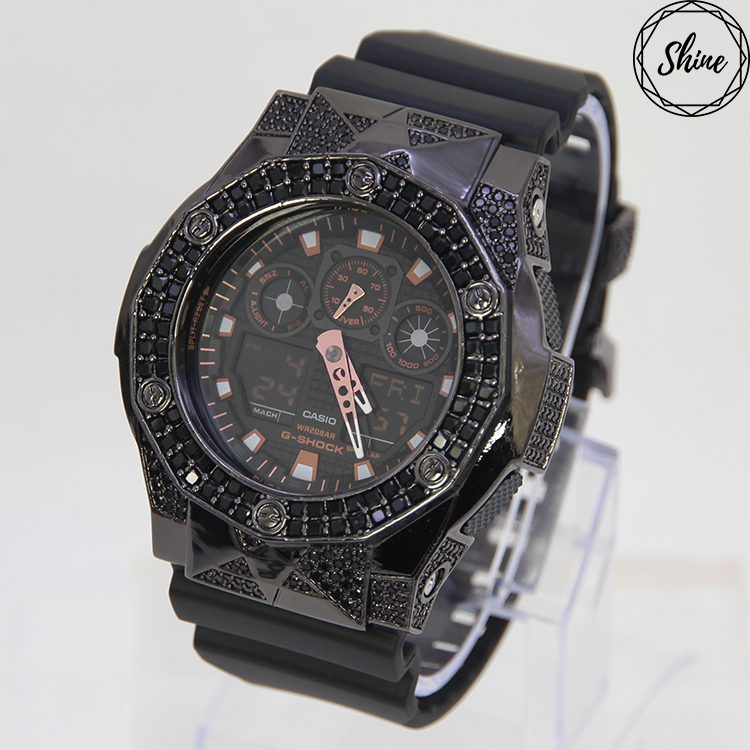 黑色 改裝手錶 GA-100GBX-1A4 - 尋星