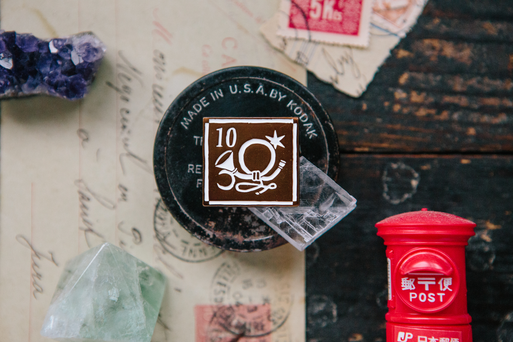 郵號 金屬徽章｜OURS森林好朋友