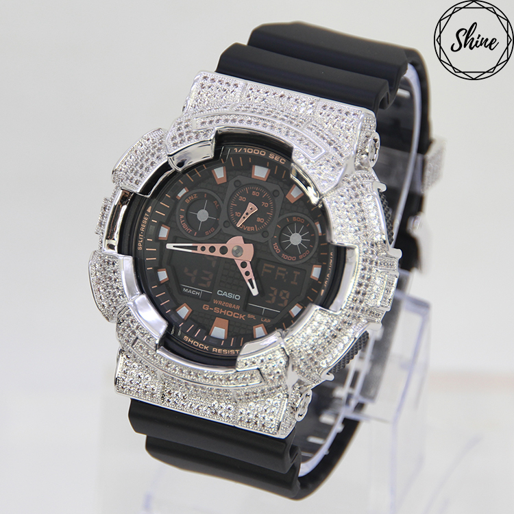 GA-100GBX-1A4 銀色簡約設計全套