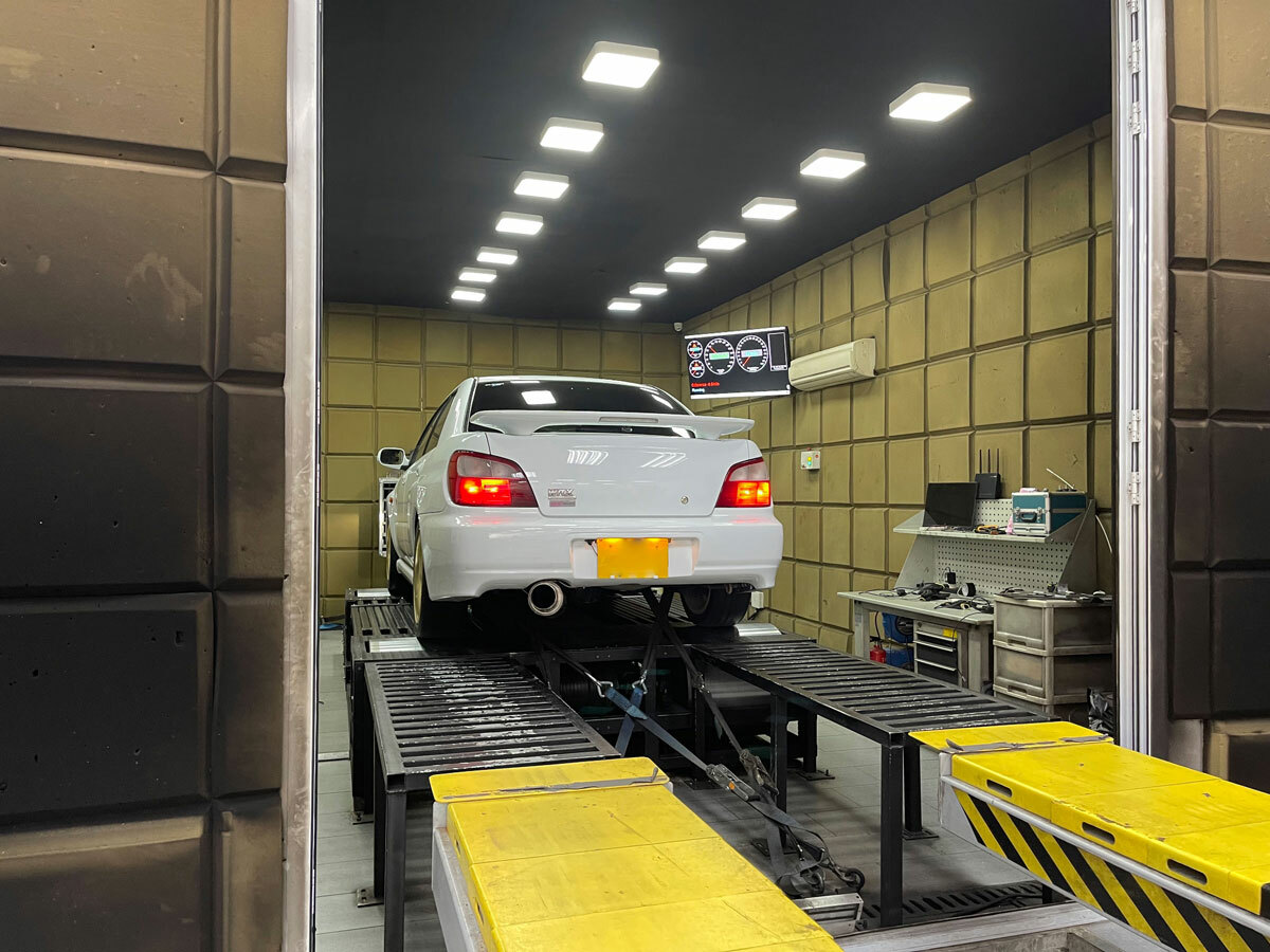 subaru wrx sti master tuning asia dyno test 跑步機測試 dynamometer