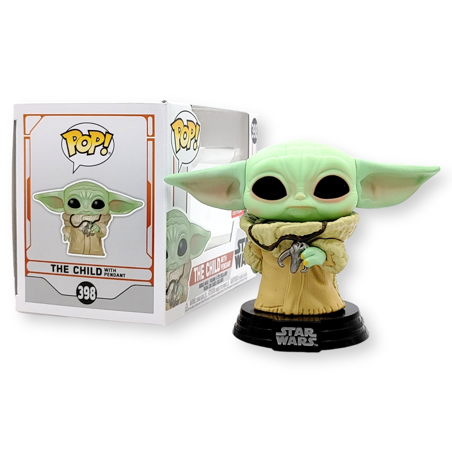 FUNKO POP<星球大戰-曼達洛人>尤達BB(頸鍊)-NO.398