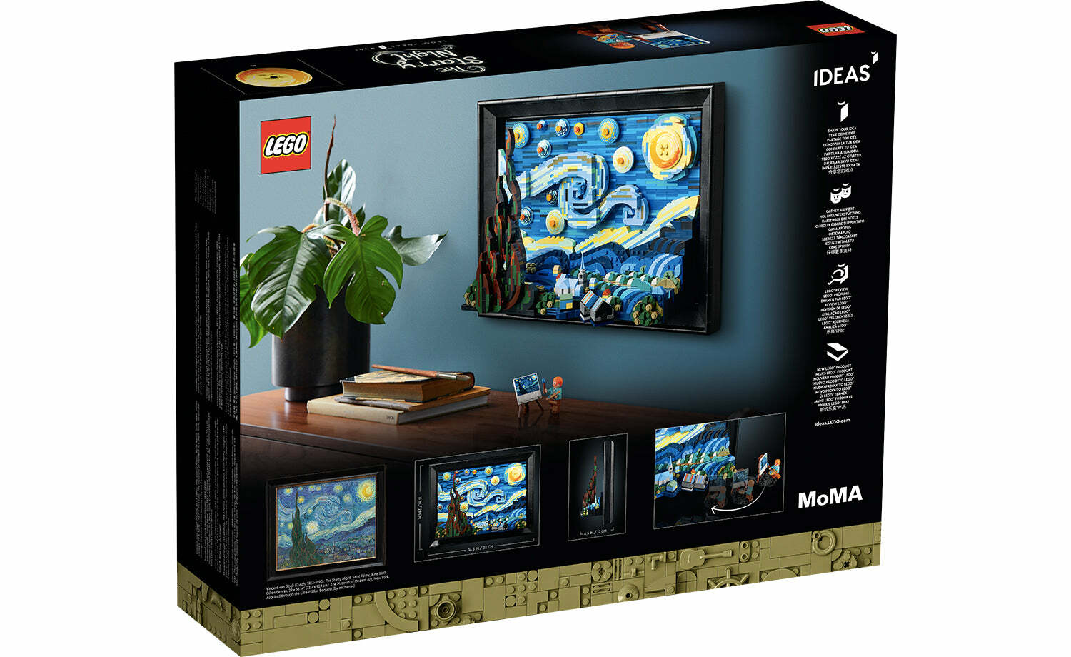 [飛米樂高積木磚賣店] LEGO 21333ＩＤＥＡＳ系列 文森·梵谷 - 星夜