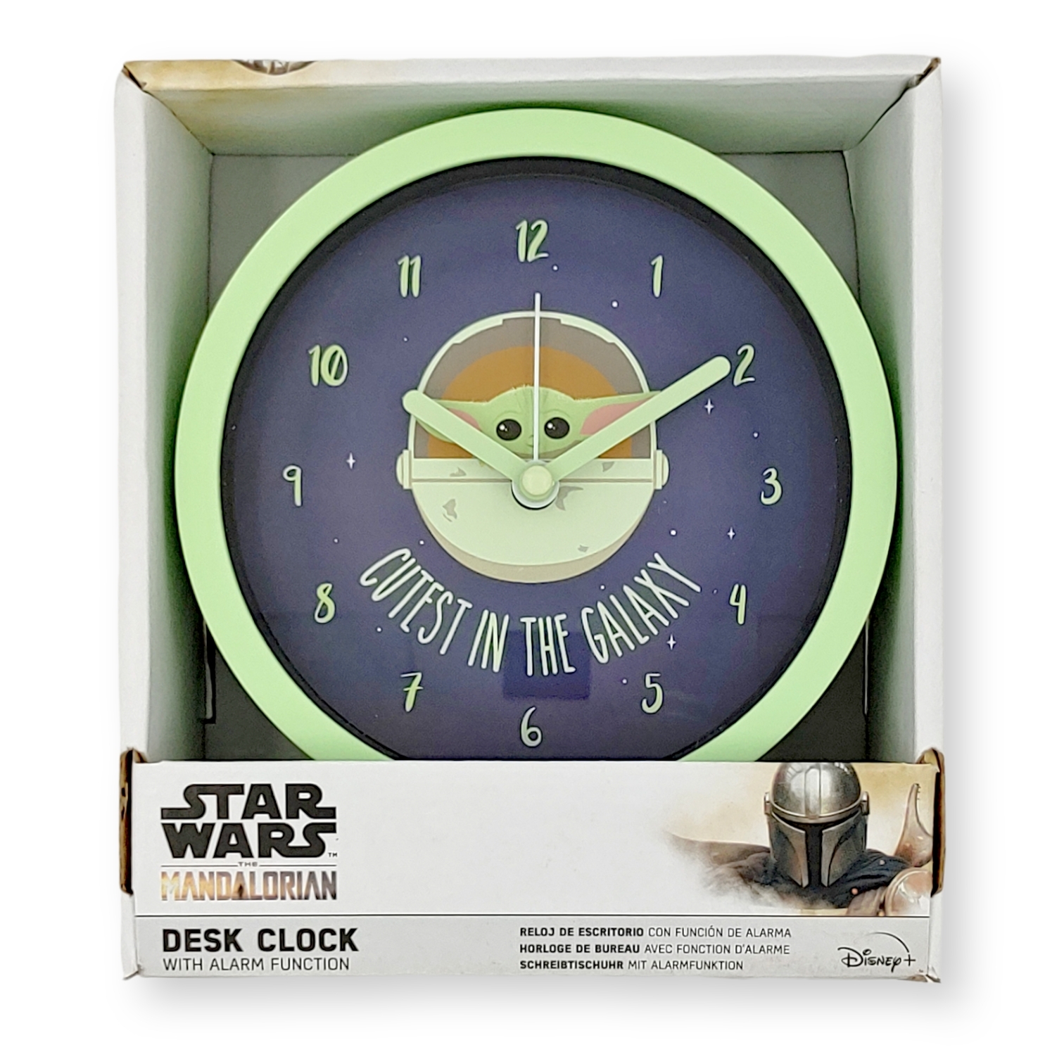 <星球大戰-曼達洛人>尤達BB圓形鬧鐘