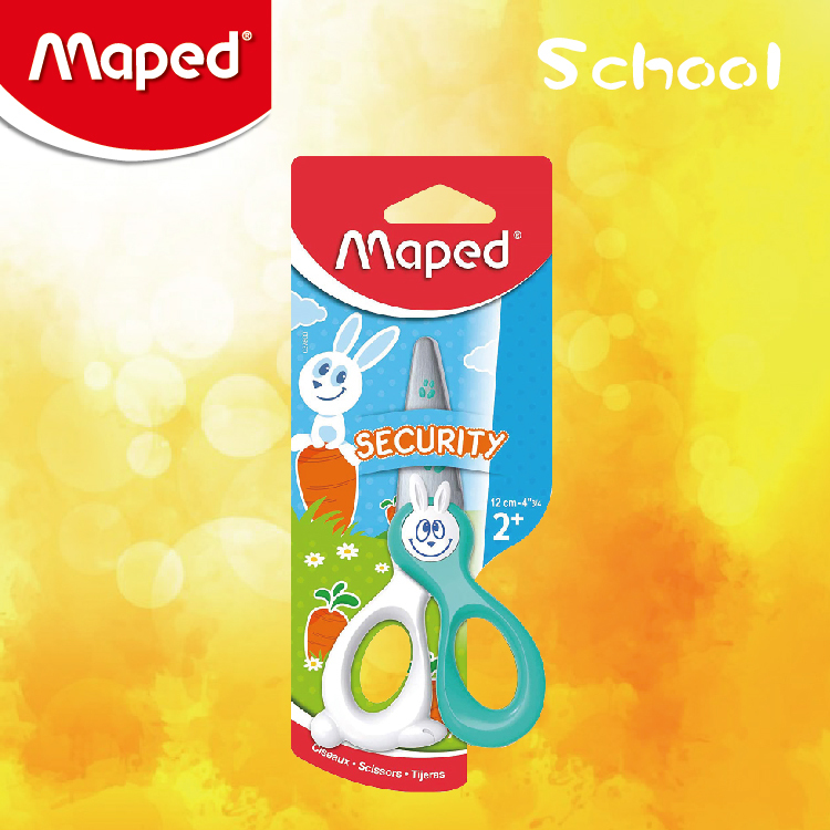 Maped KidiCut系列12cm幼兒安全玻璃纖維剪刀