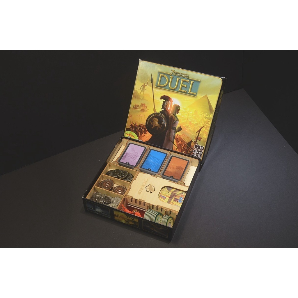 七大奇蹟對決 7 Wonders Duel 桌遊收納盒【烏鴉盒子】
