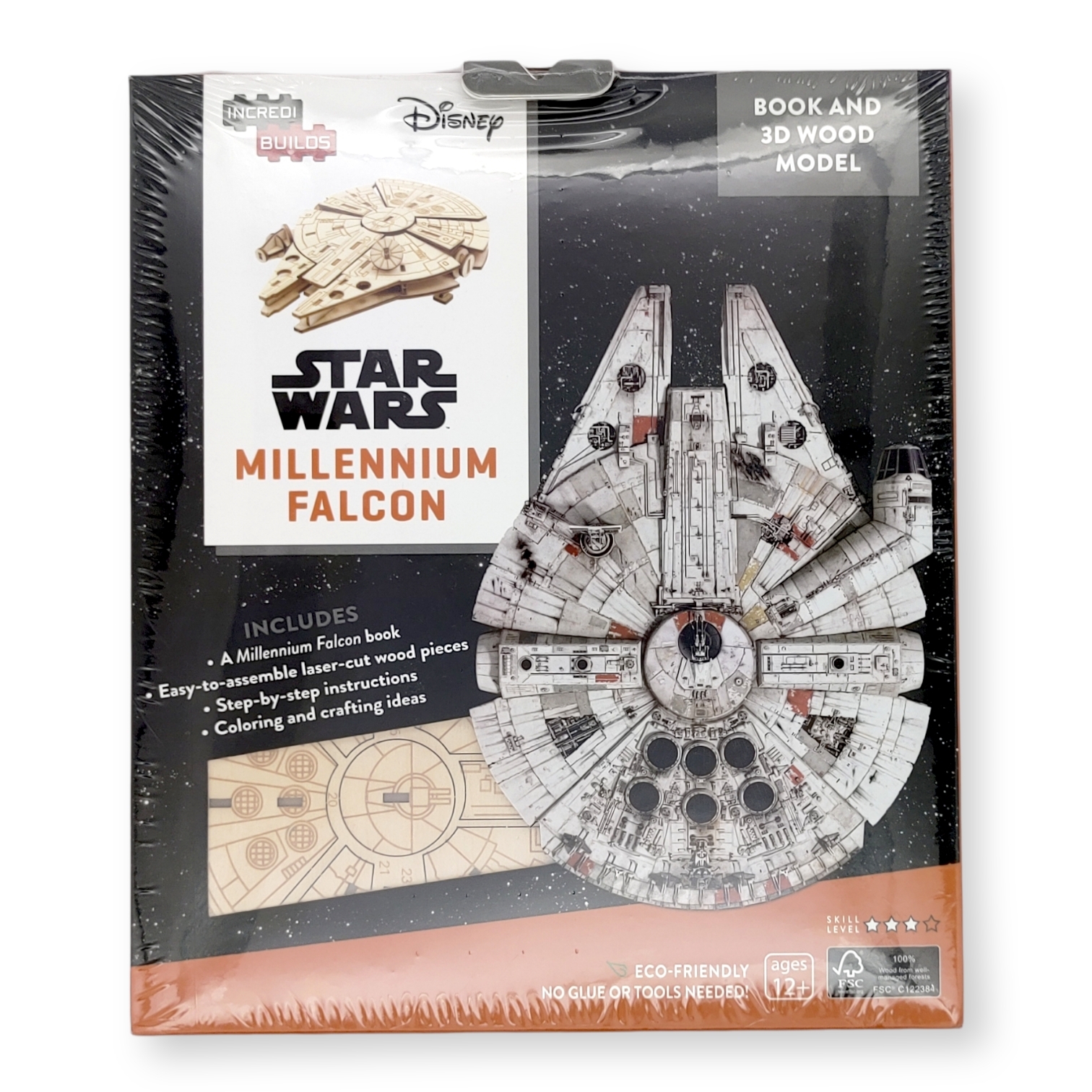 <星球大戰StarWars>3D千歲鷹木製拼圖