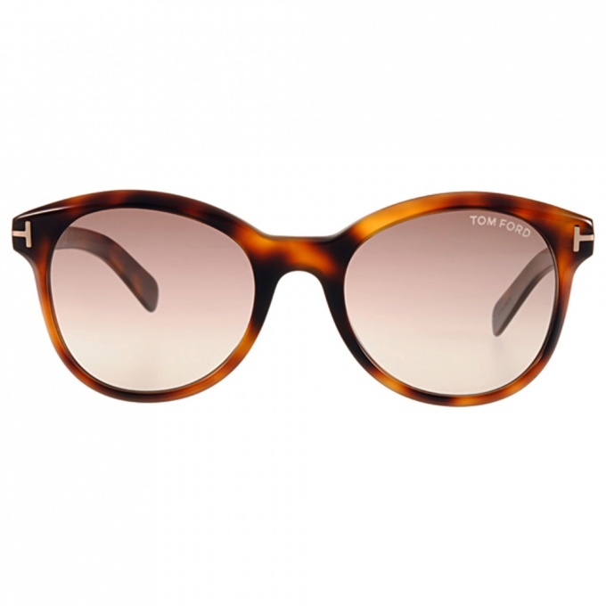 【TOM FORD】TOM0298 C52F 歐美時尚簡約圓框太陽眼鏡